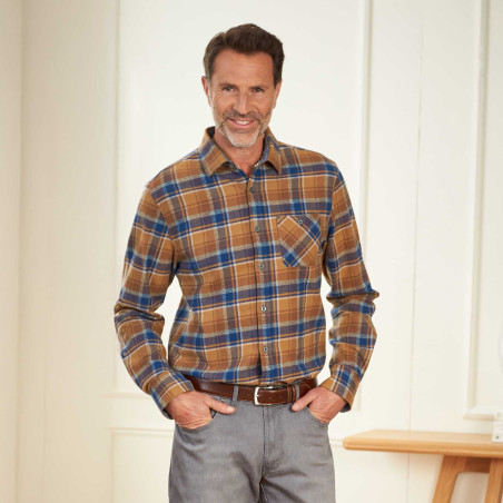 Chemise carreaux flanelle Chambéry