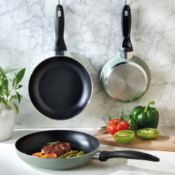 Poêles antiadhésives Céladon - les 3