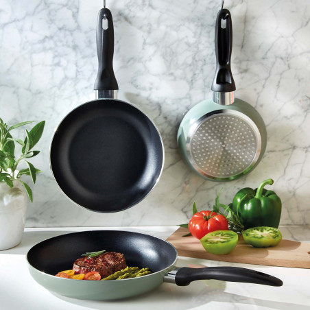Poêles antiadhésives Céladon - les 3