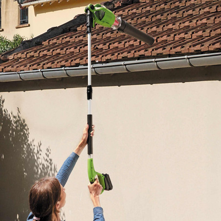 Souffleur télescopique à tête pivotante