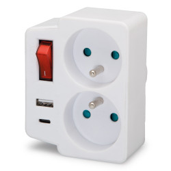 Multiprises Duo Plus