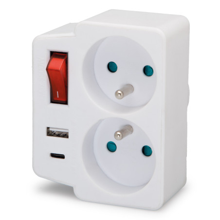 Multiprises Duo Plus