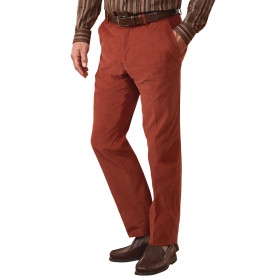 Pantalon velours confort, Taille : 44, Couleur : Paprika, par l’Homme Moderne.