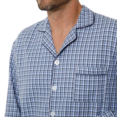 Pyjama carreaux gentleman