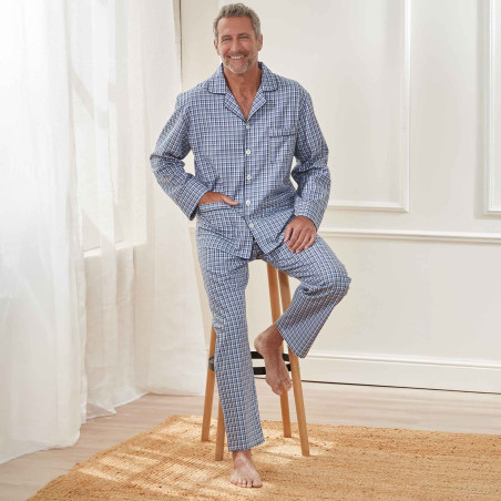 Pyjama carreaux gentleman
