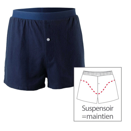 Caleçons suspensoir en flanelle - les 2