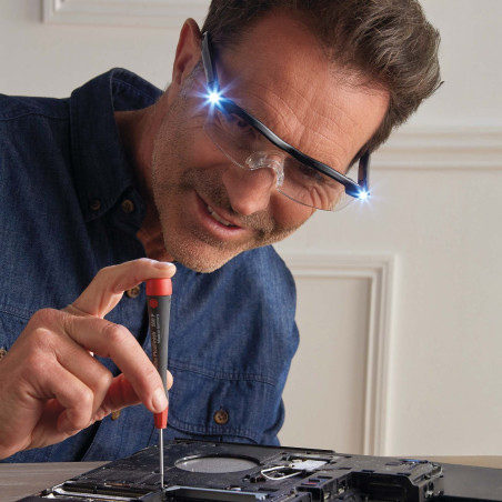 Lunettes loupe lumineuses