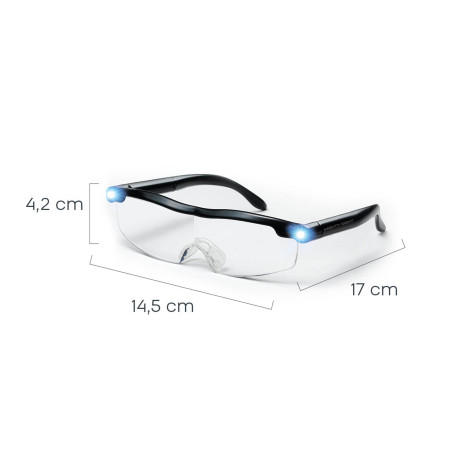 Lunettes loupe lumineuses