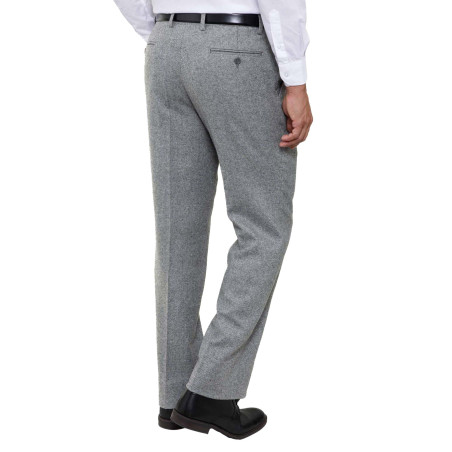 Pantalon tweed laine