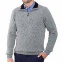 Pull zippé lambswool