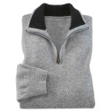 Pull zippé lambswool