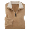 Pull zippé lambswool