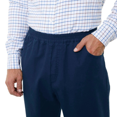 Denim ceinture élastiquée