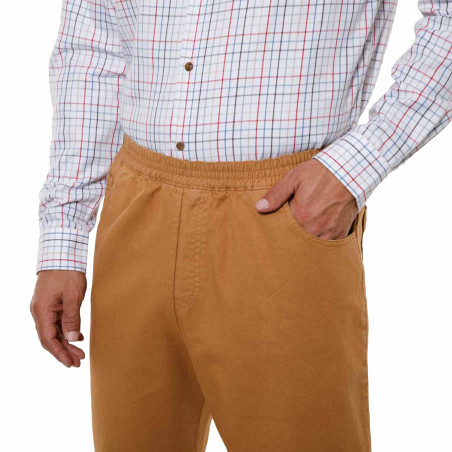 Denim ceinture élastiquée