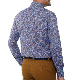 Chemise imprimé ramages