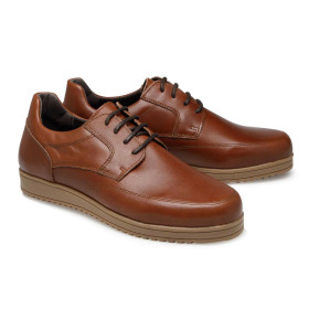 Derbys coussin d'air, Pointure : 41, Couleur : Marron, par l’Homme Moderne.