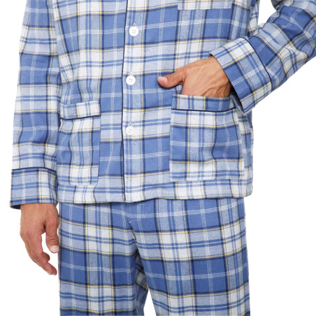 Pyjama carreaux flanelle