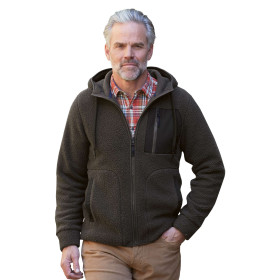 Sweat à capuche, Tour de poitrine : L (104/108), Couleur : Gris, par l’Homme Moderne.