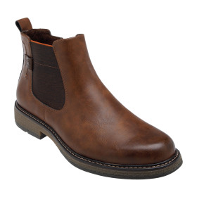 Boots Zippée Soft Reflex, Pointure : 40, Couleur : Marron, par l’Homme Moderne.