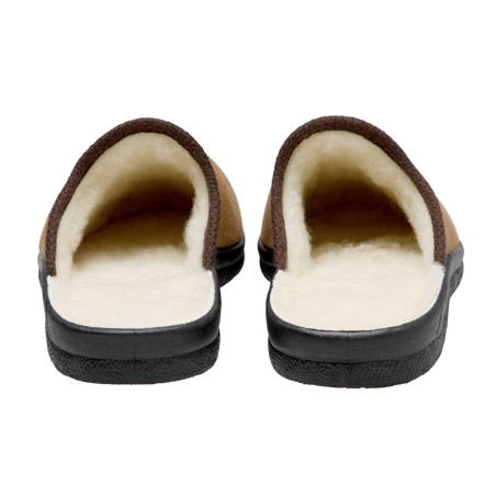 Mules fourrées laine