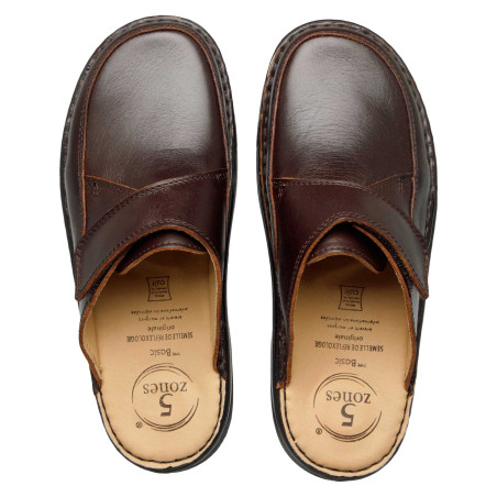 Mules cuir 5 zones