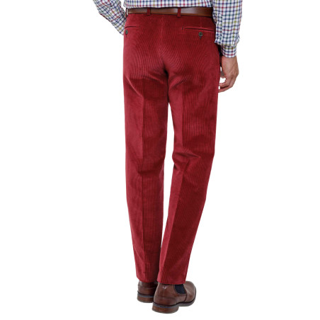 Pantalon velours griotte