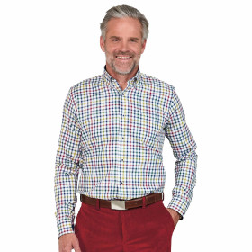 Chemise colorist, Encolure : 39/40, Couleur : Multicolore, par l’Homme Moderne.
