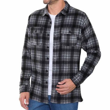 Chemise carreaux micropolaire - les 2