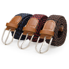 Ceintures tressées mode - les 3, par l’Homme Moderne.