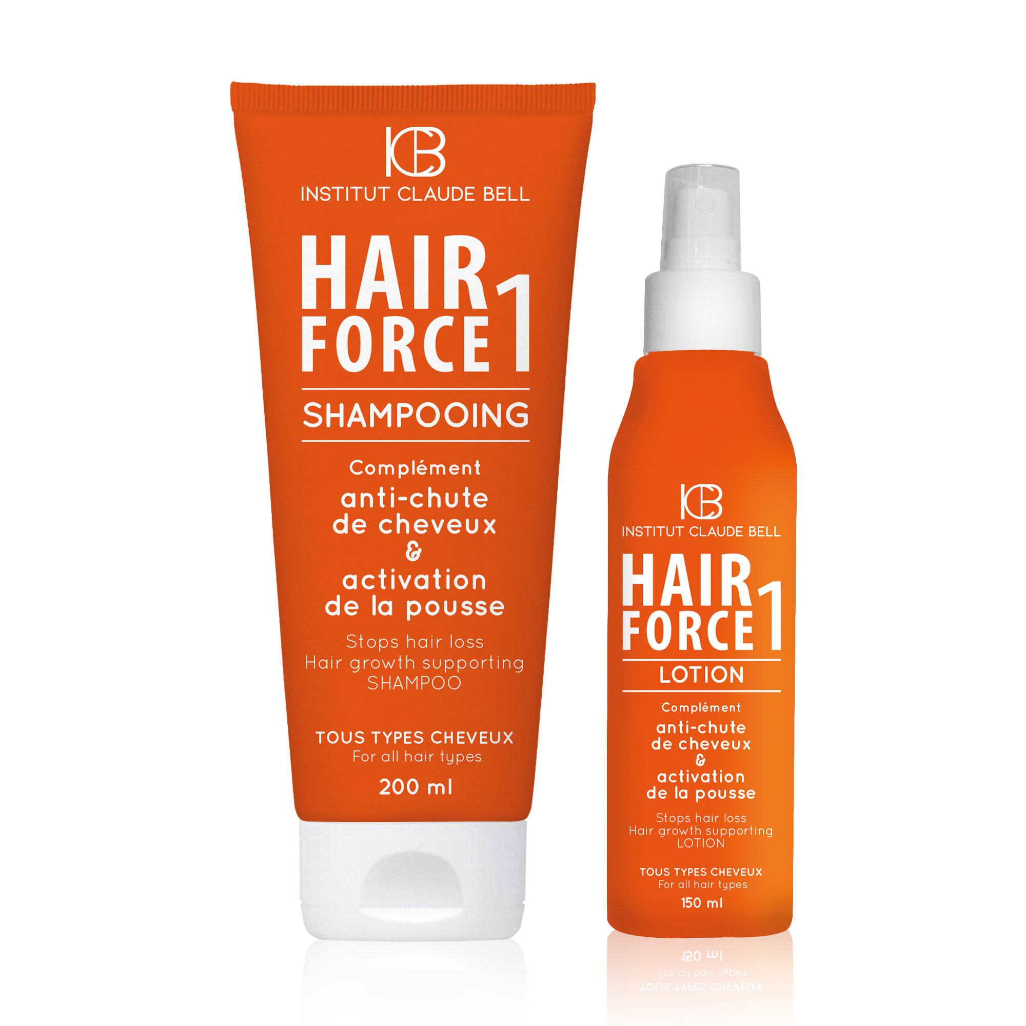 Duo anti-chute de cheveux Hair Force One
