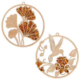 Décorations murales ambre et bouleau, par l’Homme Moderne.