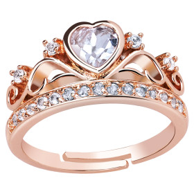 Bague cœur de topazes, par l’Homme Moderne.