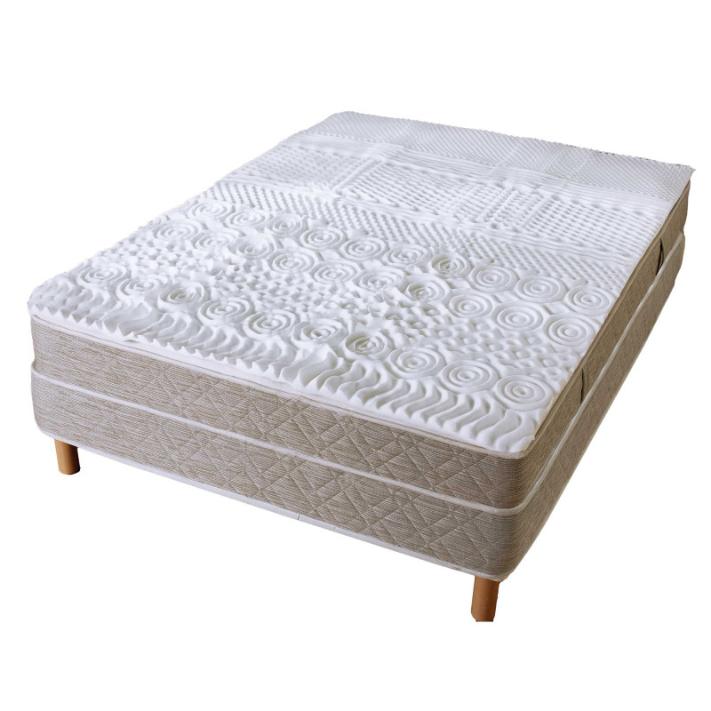 Surmatelas confort 10 zones 1 place (90 x 190 cm)