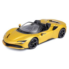 Ferrari SF90 Spider dorée, par l’Homme Moderne.