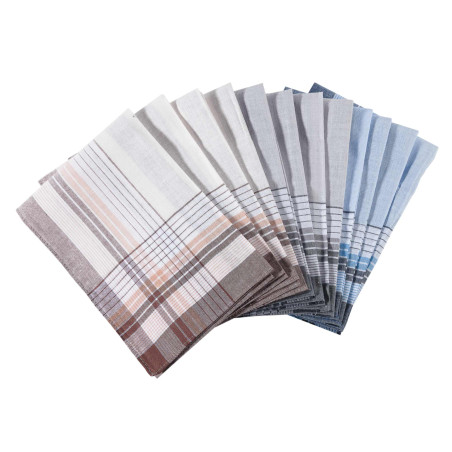 Mouchoirs tradition - les 12