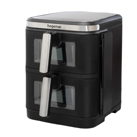 Friteuse air chaud à double cuve