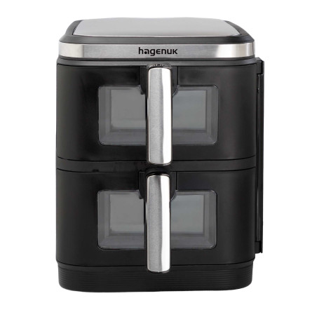 Friteuse air chaud à double cuve