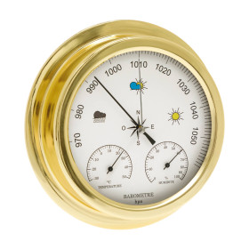 Baromètre 3 en 1 Gold, par l’Homme Moderne.