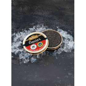 Caviar d’Aquitaine Baerii - boîte de 30 g, par l’Homme Moderne.