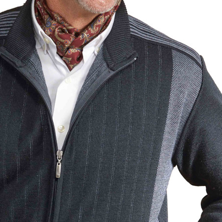 Gilet jacquard gentleman