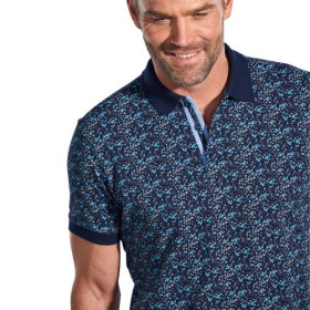 Polo Coton Trendy Bleu