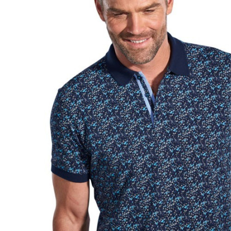 Polo Coton Trendy Bleu