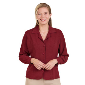 Chemisier amincissant, Taille : 38/40, Couleur : Bordeaux, par l’Homme Moderne.