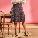 Jupe jacquard à panneaux