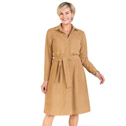 Robe boutonnée Velvet