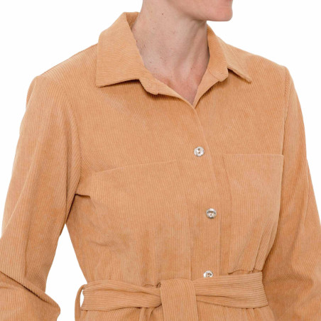 Robe boutonnée Velvet