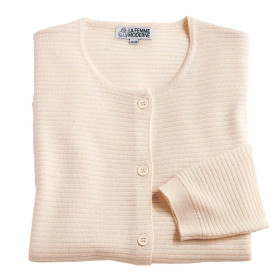 Gilet laine maille côtelée