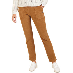 Pantalon velours "ventre plat", Taille : 42/44, Couleur : Miel, par l’Homme Moderne.