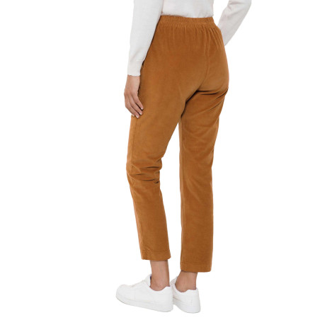 Pantalon velours "ventre plat"