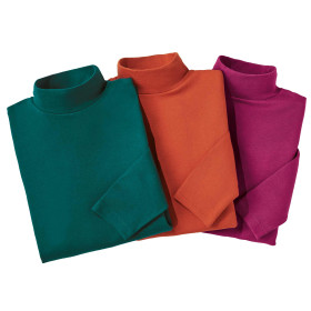 Sous-pulls thermiques - les 3, Taille : 38/40, Couleur : Émeraude/Framboise/Terracotta, par l’Homme Moderne.